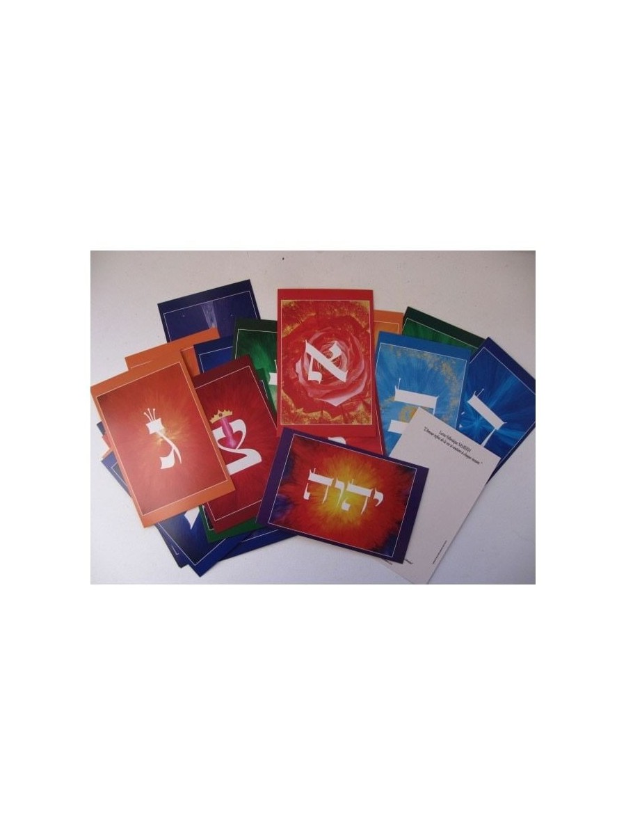 Set de 22 cartes postales